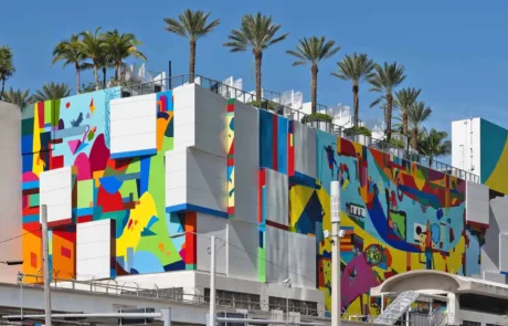 Sailing Hammock mural by Franz Ackermann at Miami Worldcenter1