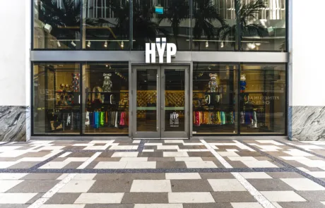 HŸP sneaker and apparel store at Miami Worldcenter