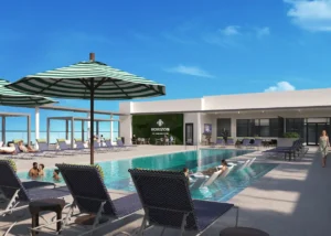 Horizon of Oakland Park community pool — Rendering