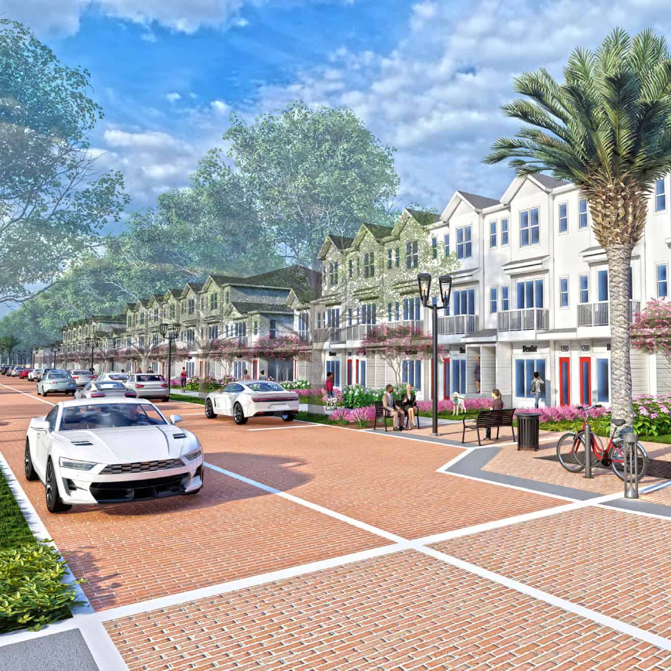 L’Attitude28° DeBary retail and apartments — Rendering