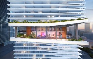 The amenity deck at Miami Worldcenter Block C.