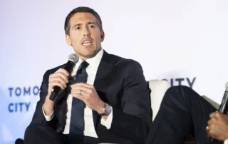 Falcone Group COO Alfonso Costa Jr. speaking at the 2026 Tomorrow City USA Conference.
