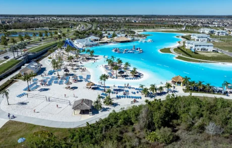 Aurora at Epperson Ranch Epperson Lagoon and beach at Aurora at Epperson Ranch