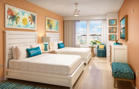 Margaritaville Vacation Residences Myrtle Beach Rendering: Margaritaville Vacation Residences Myrtle Beach two queen bedroom