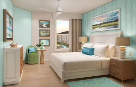 Margaritaville Vacation Residences Myrtle Beach Rendering: Margaritaville Vacation Residences Myrtle Beach king bedroom