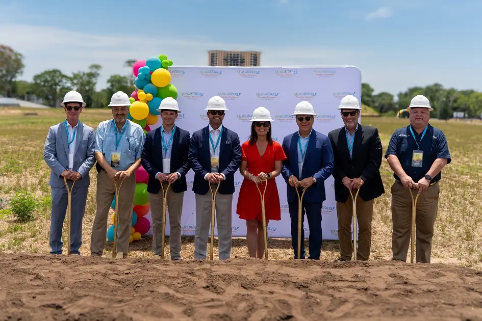 Art Falcone and local leaders and co-developers break ground on Margaritaville Vacation Residents Myrtle Beach